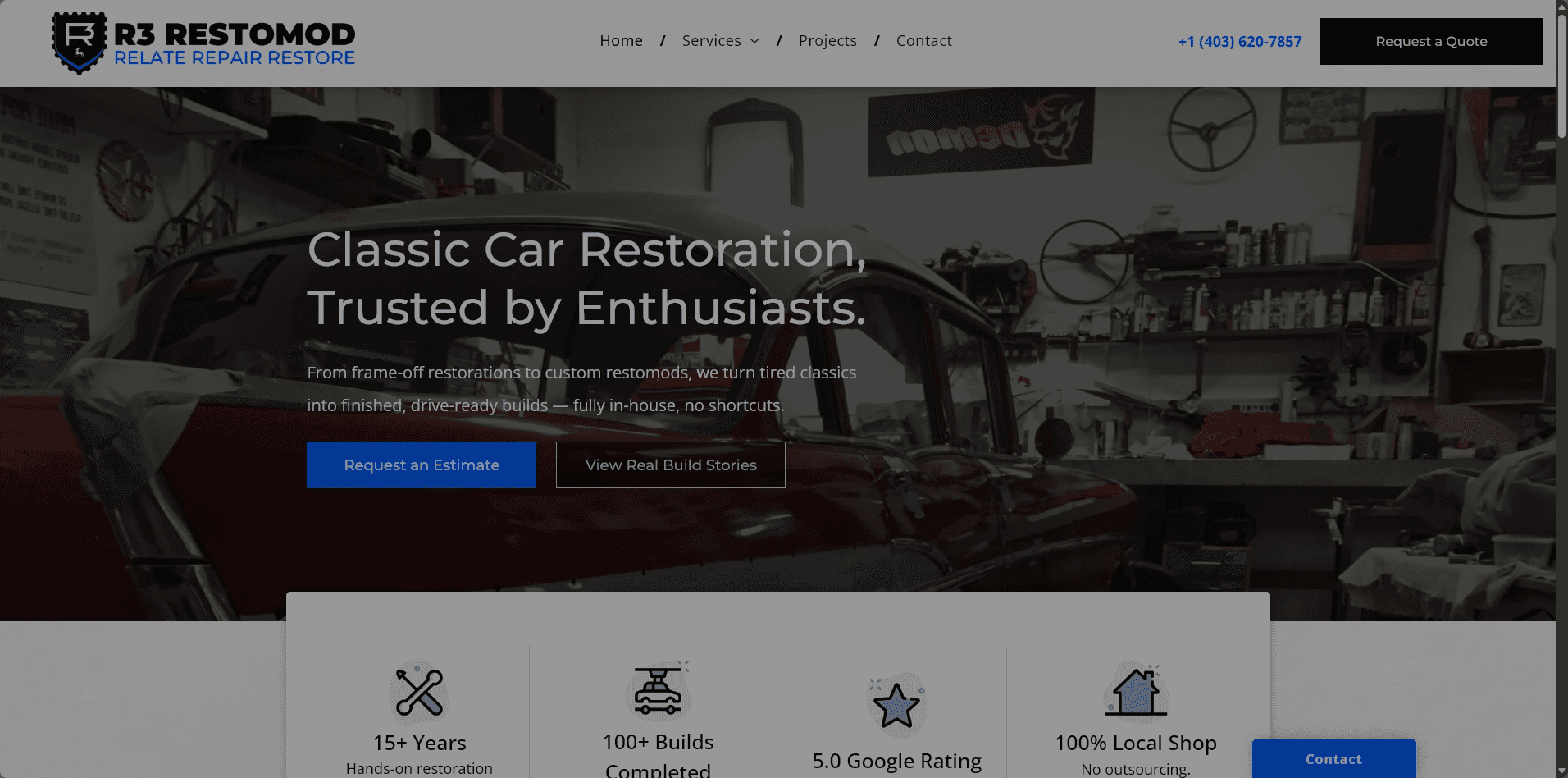 R3 Restomod cover image